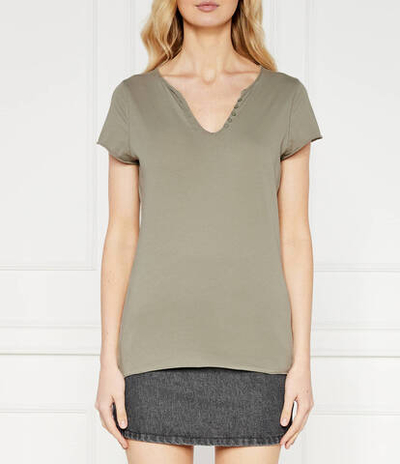 Футболка TUNISIEN Zadig&amp;Voltaire - хаки(JWTN00431)