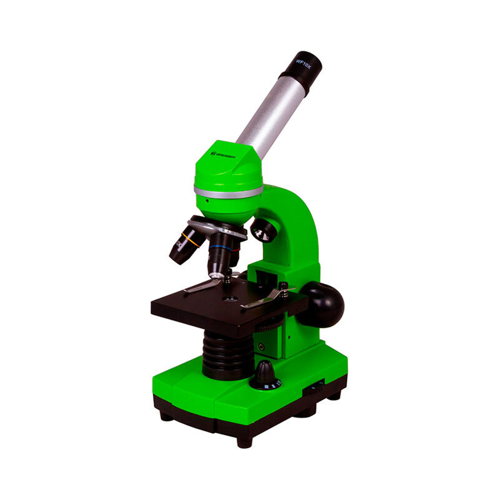 Микроскоп Bresser Junior Biolux SEL 40–1600x, зеленый