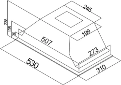Встраиваемая вытяжка Beko HNU51311S