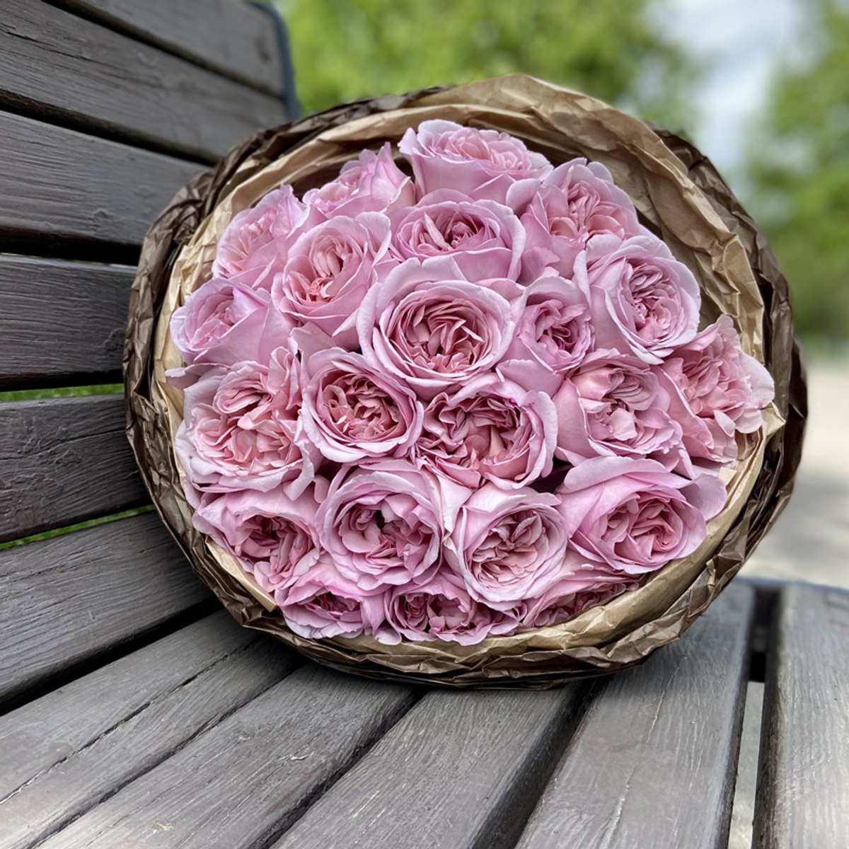 Шоколя Романтика — букет ароматных воланных роз