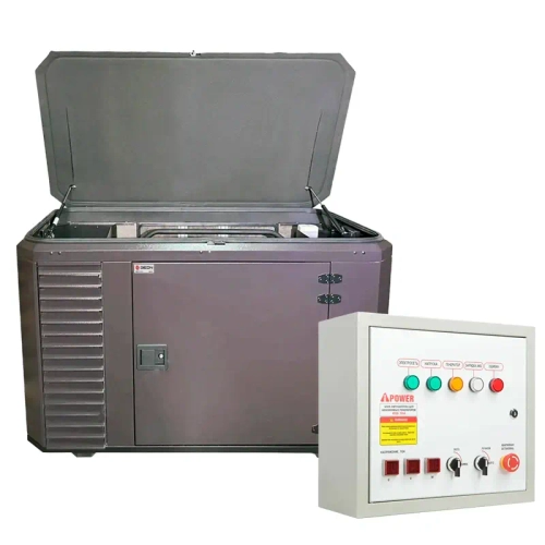 A-iPower A13000EAX бензиновый генератор в зимнем кожухе 1600 RAL 7035 с блоком АВР 400В/100А (8 pin) 129110/29111