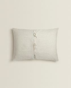 Zara Home наволочка декоративная из льна, светло-бежевый, 70x90 см · 3150/008