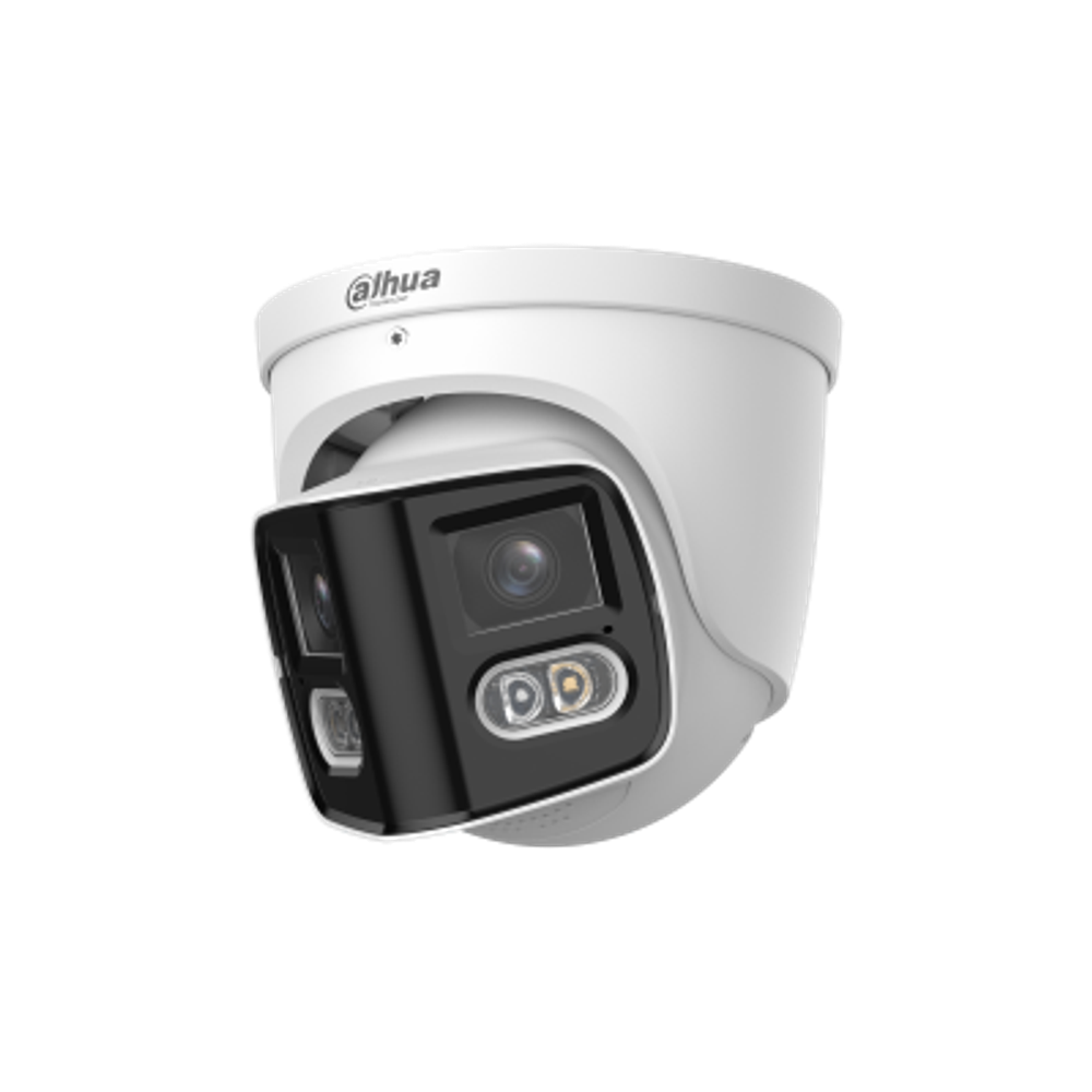 DH-IPC-PDW2849P-A180-E2-S-PV-0280B Уличная купольная IP-видеокамера с ИИ и активным сдерживанием
