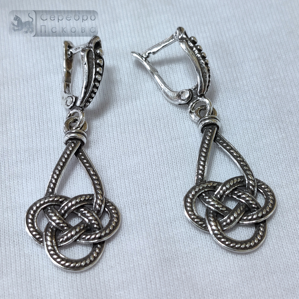 Серьги "Узел жизни"