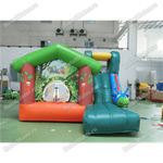 Небольшой надувной батут "Лесной домик"