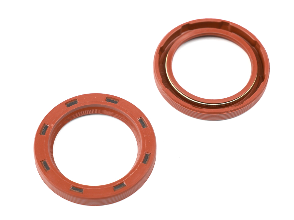 Сальник 40х56х7,5 а/м ВАЗ-2101 коленчатого вала передний (красный с пружиной/NBR ) Резинотехника г. Балаково ( ОЕ Р.2101-1005034-02 к. )