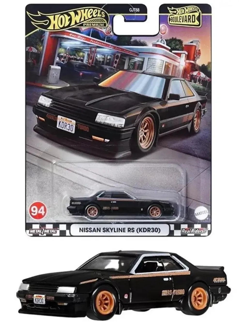 Машинка Хот Вилс Премиум Nissan Skyline RS GJT68 HRT66