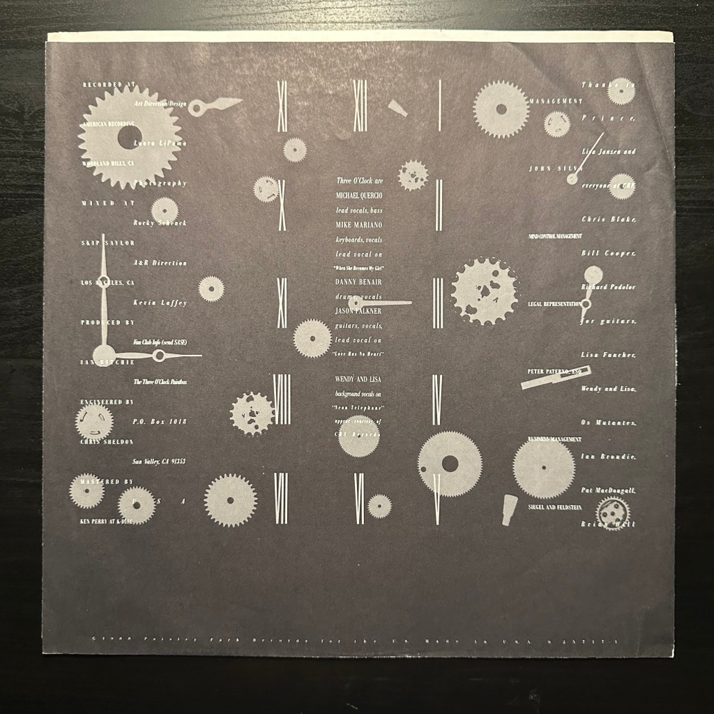 Three O'Clock - Vermillion (США 1988г.)