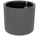 Кашпо ФАСЕТ 13,5л D280мм H=255мм вставка и автополив, с индикатором уровня воды