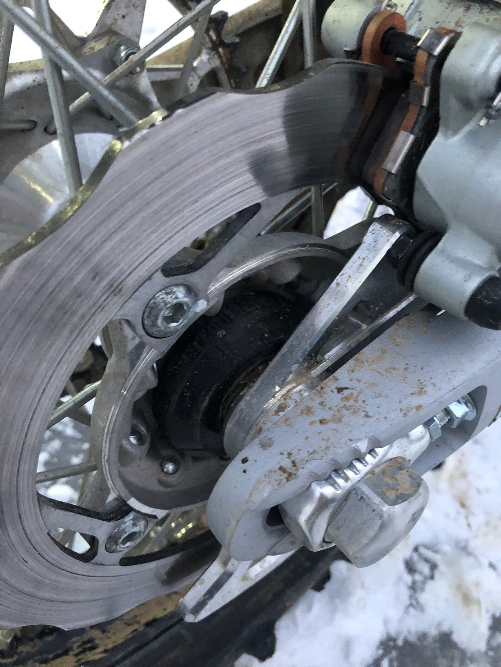 Sherco 2T/4T комплект крышек на спейсеры колёс