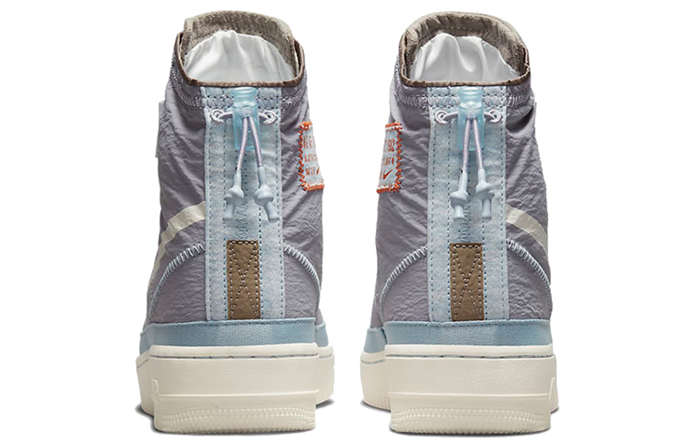 Кроссовки Nike Air Force 1 Shell Pu (Женская размерная сетка)