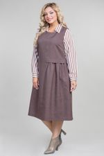 Сарафан 914 коричневый Novita (Акция)