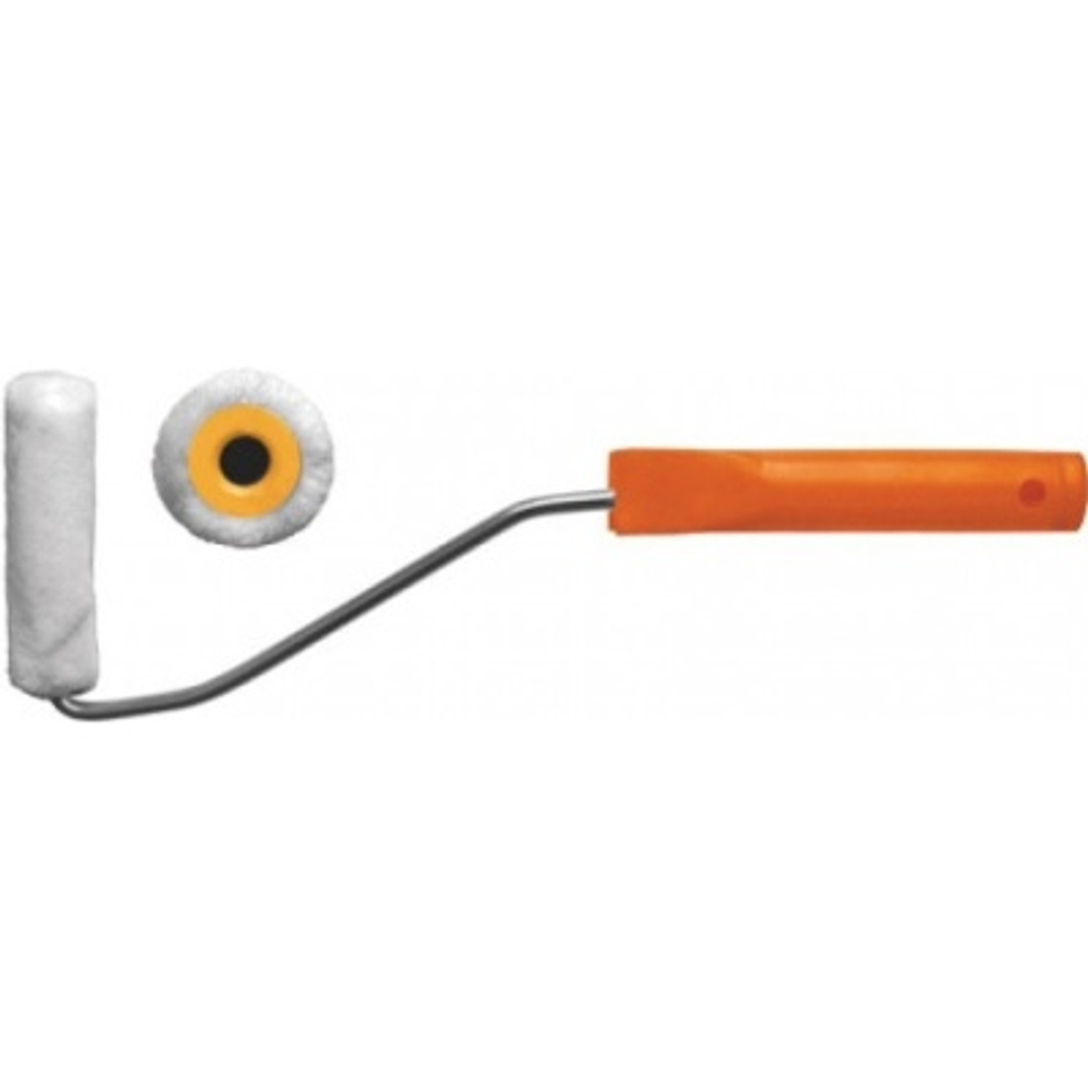 Валик велюровый мини диам 15*23 мм ворс 4 мм длина ручки 300мм 70 мм