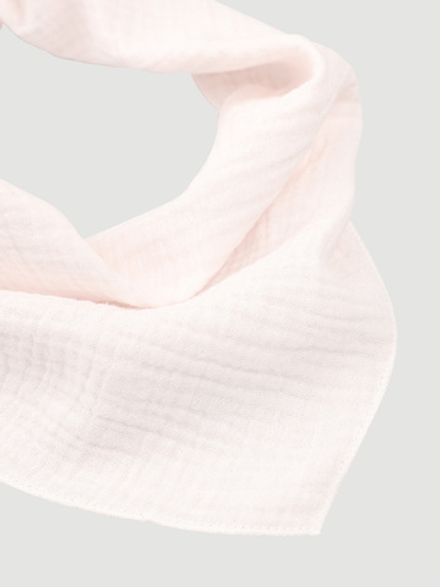 Платочек Mjölk Pink Rose из муслинового хлопка