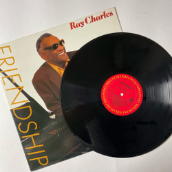 Винтажная виниловая пластинка LP Ray Charles Friendship (USA 1984)
