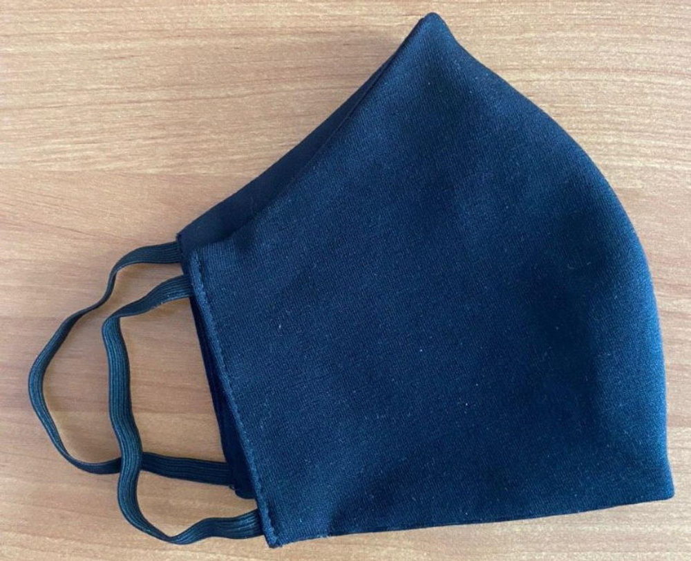 Маска многоразовая S маленькая, 2-х слойная, хлопок 100% (гигиеническая)