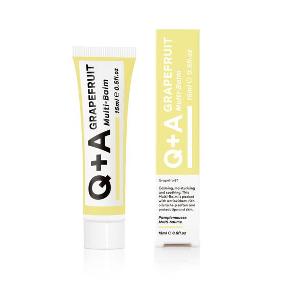 Бальзам для губ и сухой кожи Q+A, Grapefruit Multi-Balm, 15мл