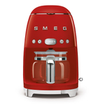 Капельная кофеварка красная стиль 50-х Smeg DCF02RDEU