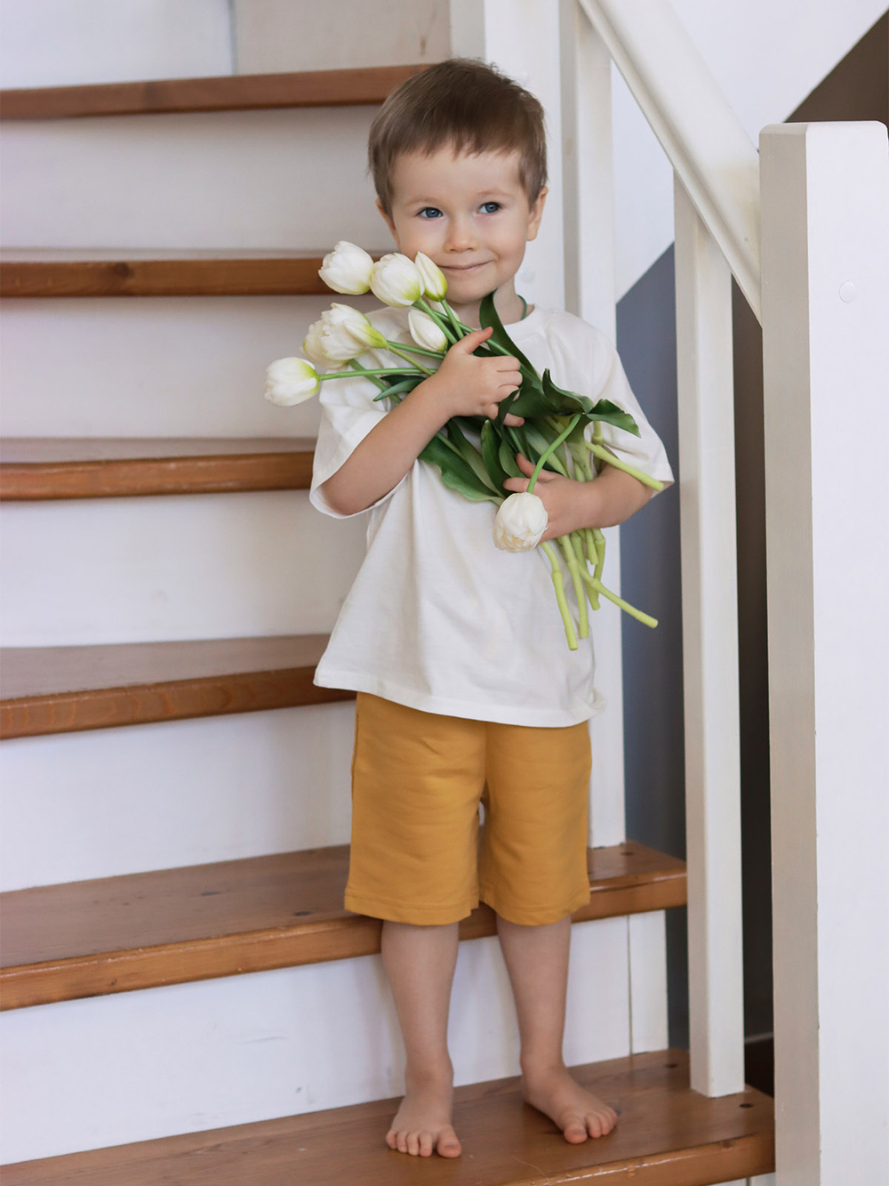 Футболка унисекс Mjölk Экрю