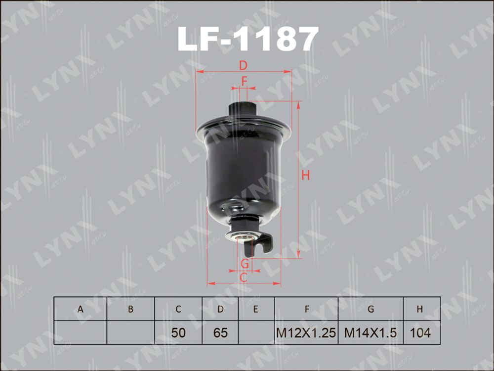 LF-1187 FS-1138/1025    LYNX   23300-79455  Фильтр топливный