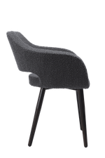 Кресло Балун W на черном каркасе