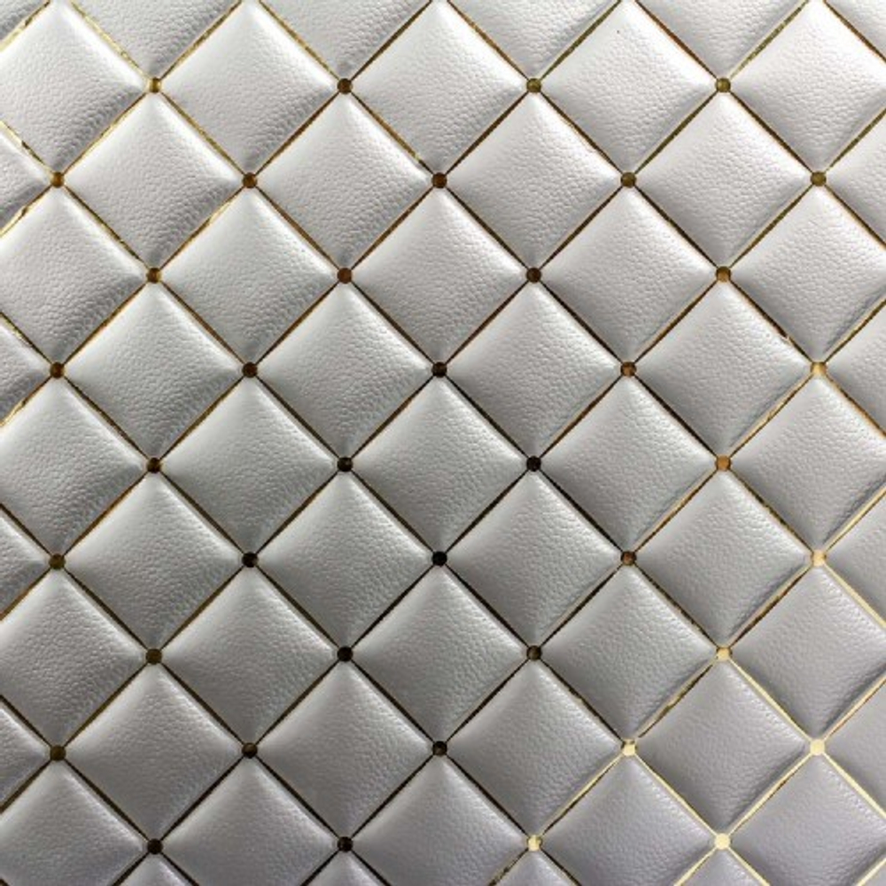 Пакет подарочный 31х42х12см Фигуры и узоры "Ромб" (Серебряный)