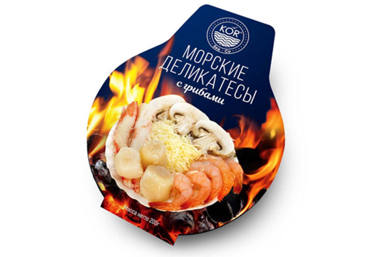 Морские деликатесы с грибами Kor Sea Co, 200г
