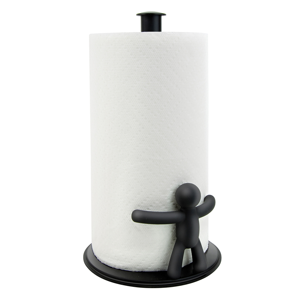 Держатель бумажных полотенец Buddy черный