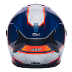 Шлем GSB G-361 WHITE/BLUE ORANGE