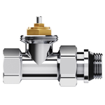 Набор термостатический прямой Royal Thermo Design 1/2quot;М30х1,5 (Хром)