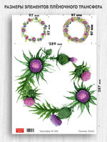 Трансфер для декупажа переводной рисунок для поверхностей 209