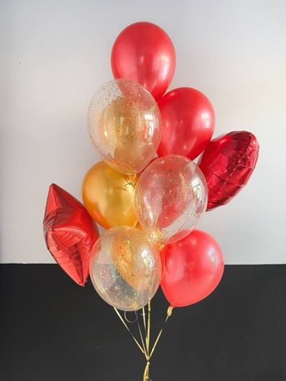 Букет воздушных шаров романтика