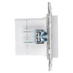 SKANDY Розетка USB A+C 18Вт SK-R13W арктический белый IEK