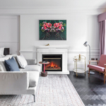 Каминокомплект Real Flame Marco 25,5/26 WT с очагом Moonblaze Deluxe Brass