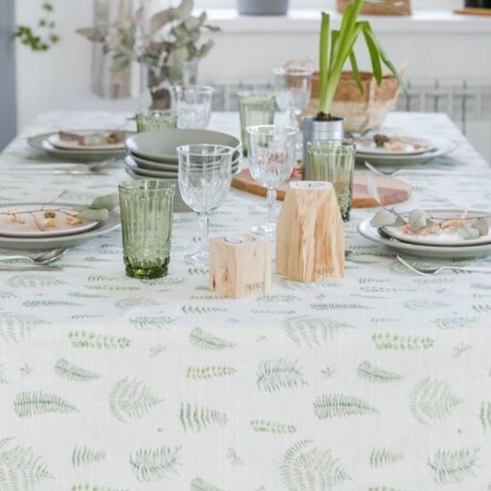 Скатерть "Ветки", 150*280 см, 100% хлопок