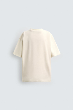 ZARA X DISNEY ФУТБОЛКА С ПРИНТОМ "ПЛУТО + МИККИ", БЕЛЫЙ