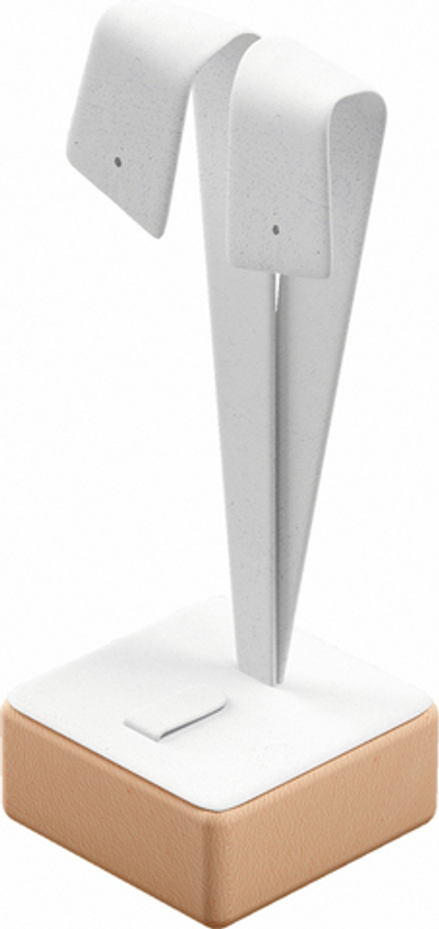 Подставка для гарнитура/ушки/2 отверстия/язычок/накладка/основание/Н-120 мм.