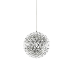Pendant design lamp  Raimond by Moooi (Silver,  D 43 cm)