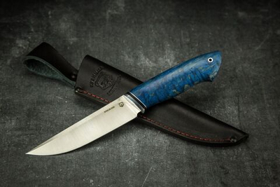 Нож Русский 2 (N690, стаб. карельская береза)