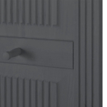 Вешалка настенная, 115х26х130, Хельсинки, для одежды, в прихожую и ванну, деревянная, серый, Dipriz