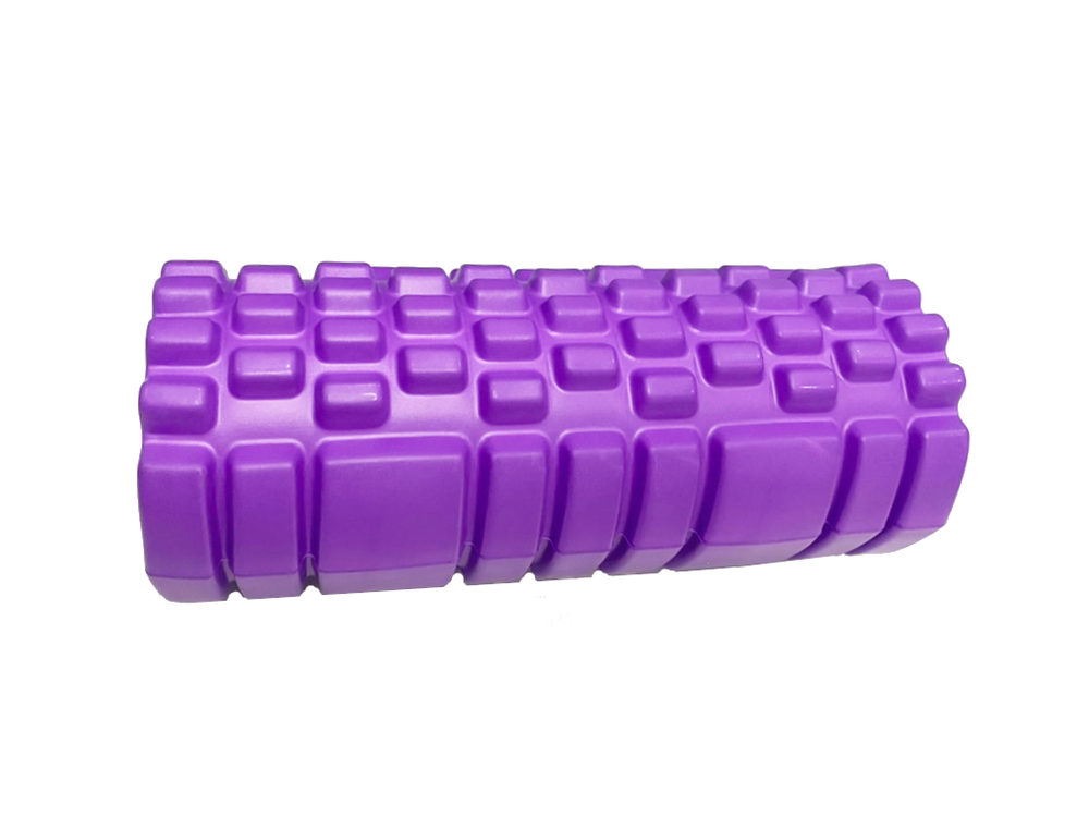 Ролик массажный для йоги Coneli Yoga Mesh 33x14 см фиолетовый