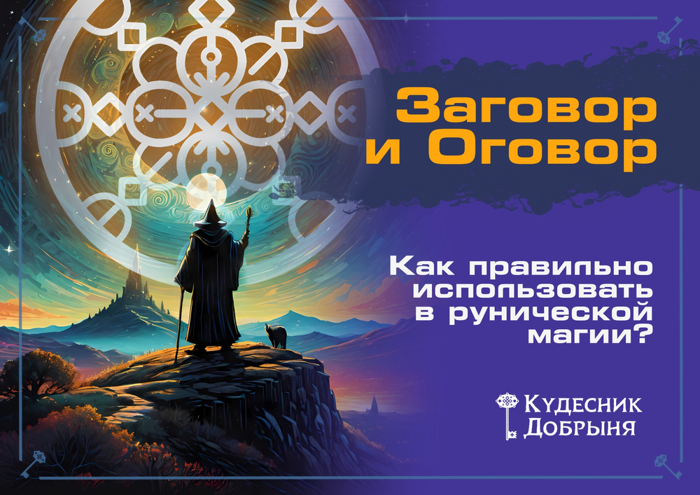 Заговор и Оговор. Как делать правильно в рунической практике?