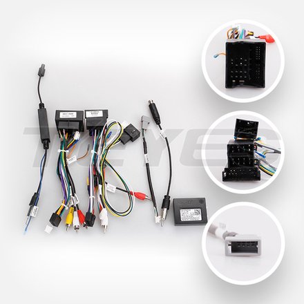 Комплект рамки с разъёмами 10" Peugeot 2008 2016+ - Car-Smart 3262