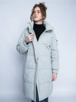 Куртка зимняя удлиненная с капюшоном