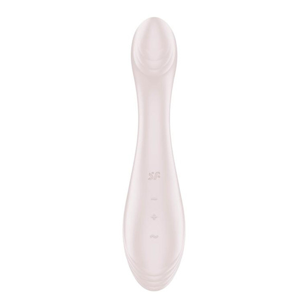 Бежевый вибромассажер 19см Satisfyer G-Force 4048642