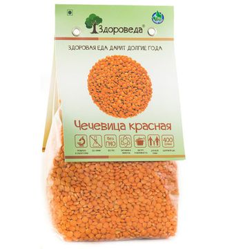 Чечевица красная "Здороведа", 400г.