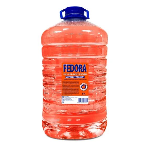 Гель FEDORA Анти-Жир Яблоко 5л ПЭТ