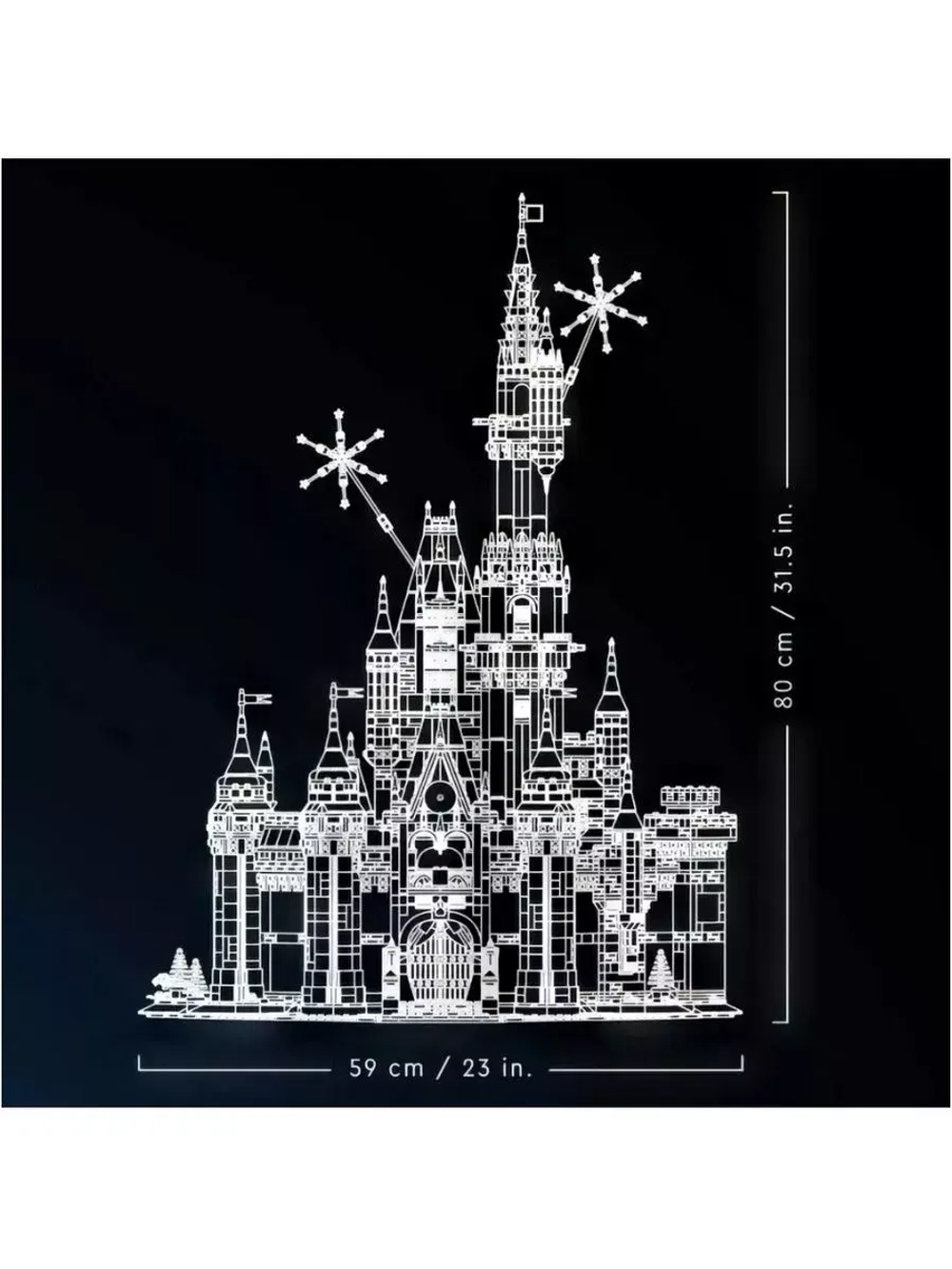 Конструктор Большой замок Нойшванштайн 4837 деталей