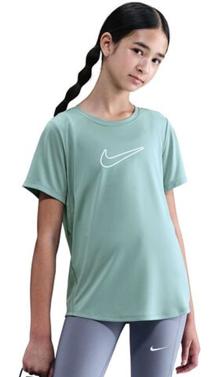Футболка для мальчика теннисная Nike Kids One Fitted Dri-Fit Short Sleeve - cannon /white