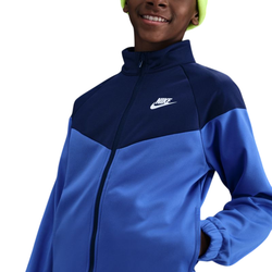 Детский теннисный костюм Nike Kids Dri-Fit Poly Knit Full Zip - comet blue/midnight navy/white